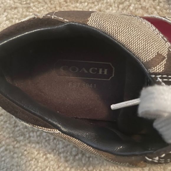COACH monogram sneaker women’s size 8 - Picture 8 of 13